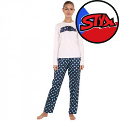 Styx Pöttyös  női pizsama (PDD1053)
