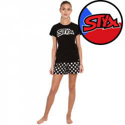 Styx Pöttyös  női pizsama (PKD1055)