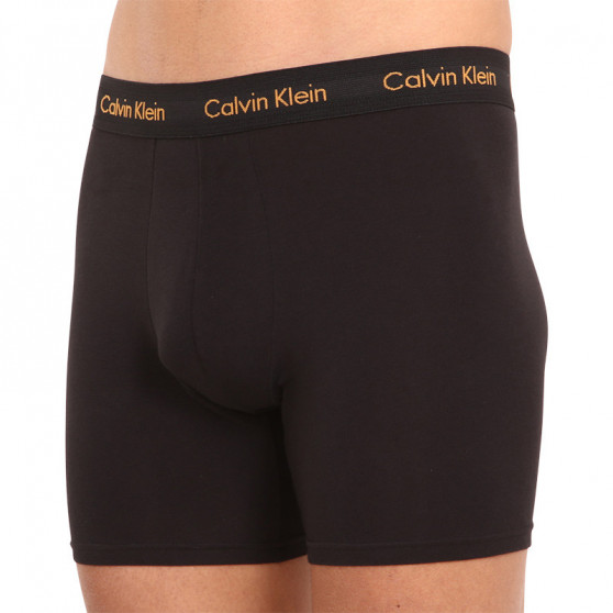 3PACK fekete Calvin Klein férfi boxeralsó (NB1770A-1T8)
