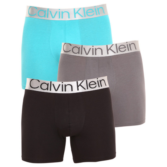 3PACK tarka Calvin Klein férfi boxeralsó (NB3131A-13C)