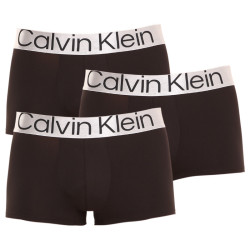 3PACK fekete Calvin Klein férfi boxeralsó (NB3074A-7V1)