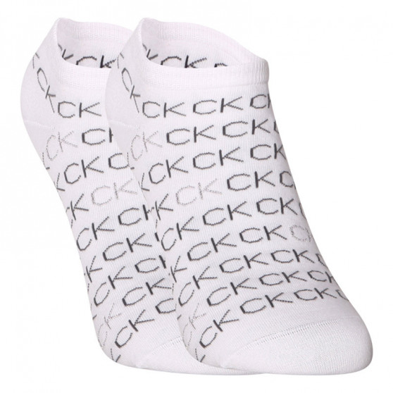 2PACK Fehér rövid Calvin Klein zokni (701218779 002)