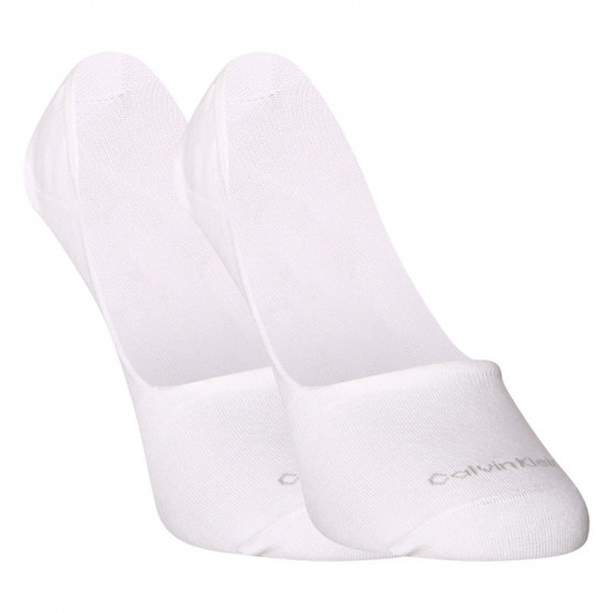 2PACK extra rövid fehér Calvin Klein zokni (701218708 002)