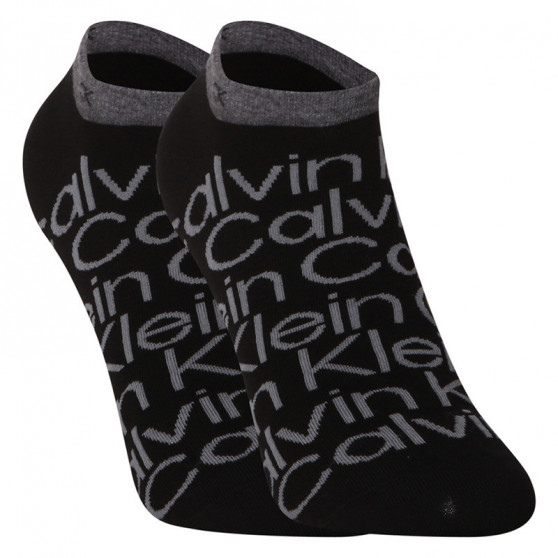 2PACK Fekete rövid Calvin Klein zokni (701218714 001)