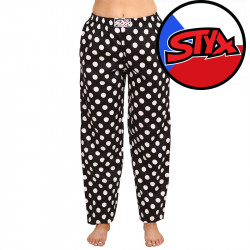 Styx Pöttyös  női nadrágok alváshoz (DKD1055)