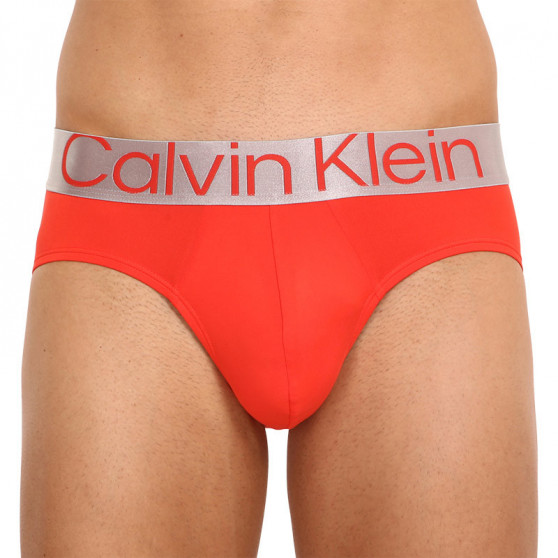 3PACK Férfi slip alsónadrág Calvin Klein tarka (NB3073A-13B)