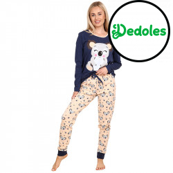 Vidám női pizsama Dedoles Boldog koala (D-W-SW-WP-C-C-1448)