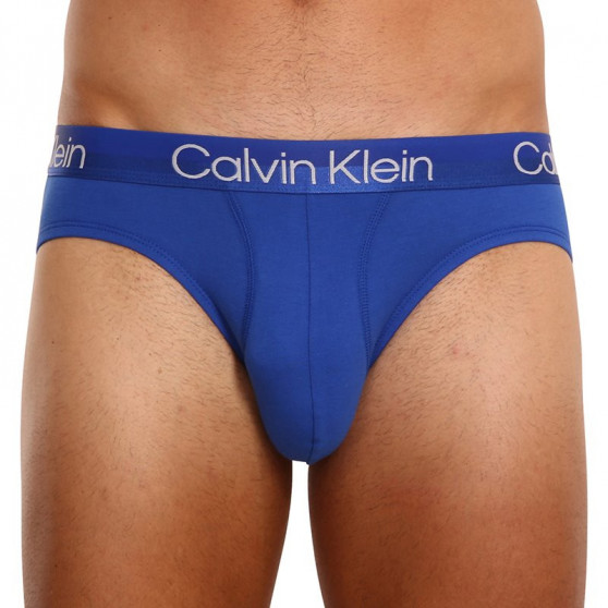 3PACK Férfi slip alsónadrág Calvin Klein tarka (NB2969A-1RO)