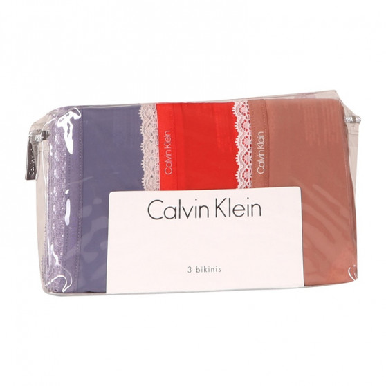 3PACK tarka Calvin Klein női alsók (QD3804E-147)