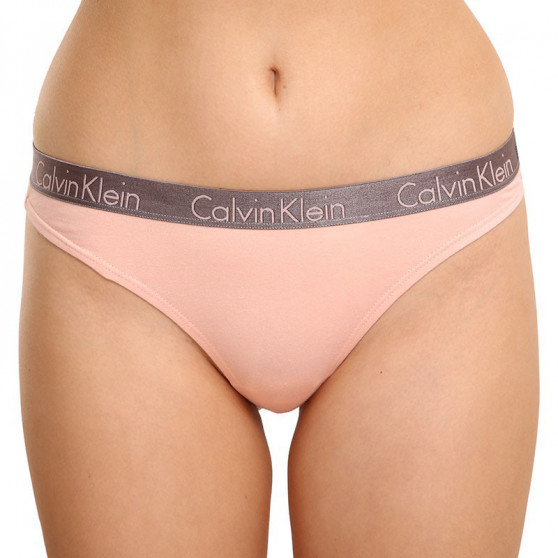 3PACK tarka Calvin Klein női tanga (QD3560E-1CZ)