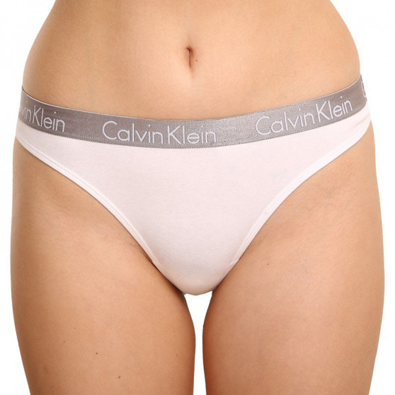 3PACK tarka Calvin Klein női tanga (QD3560E-1CZ)