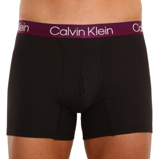 3PACK fekete Calvin Klein férfi boxeralsó (NB2971A-1S0)