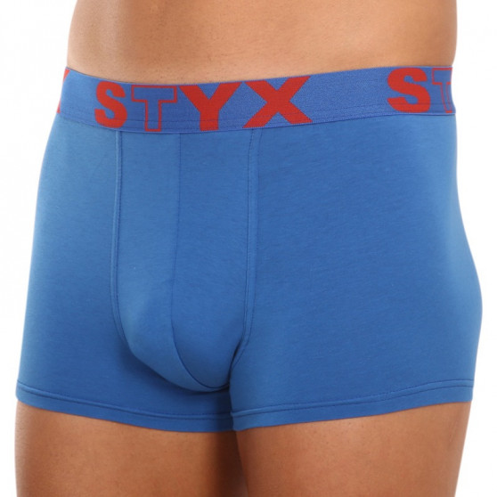 Kék férfi boxeralsó Styx sport gumi (G967)