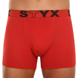 Piros long férfi boxeralsó Styxsport gumi (U1064)