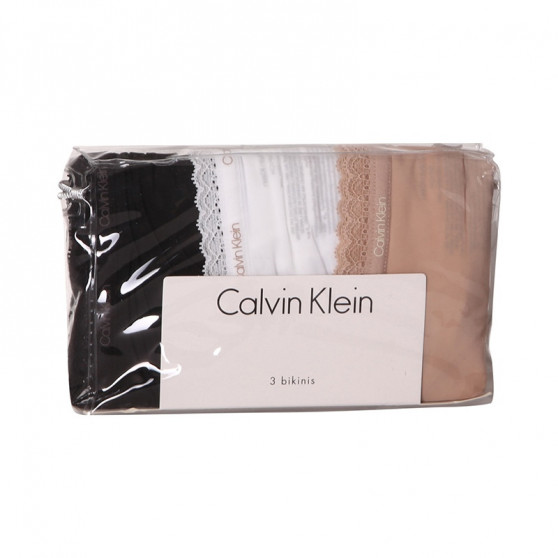 3PACK tarka Calvin Klein női alsók (QD3804E-FIY)