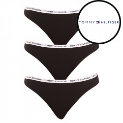 3PACK fekete Tommy Hilfiger női alsók (UW0UW02828 0R7)