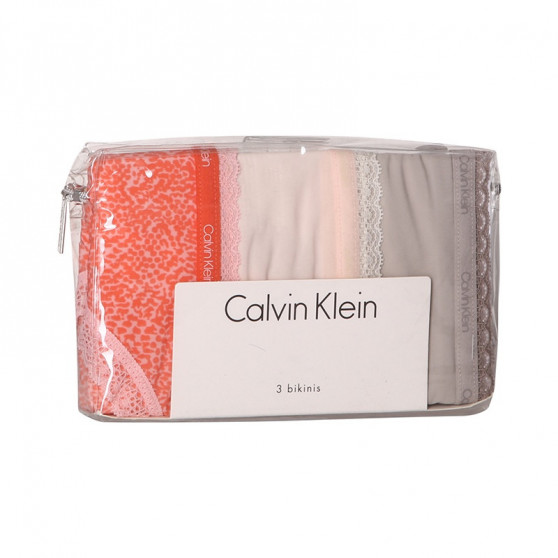3PACK tarka Calvin Klein női alsók (QD3804E-13Z)