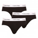 3PACK fekete Calvin Klein férfi slip alsónadrág (U2661G-001)