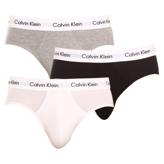 3PACK tarka Calvin Klein férfi slip alsónadrág (U2661G-998)