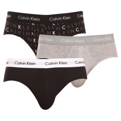 3PACK Férfi slip alsónadrág Calvin Klein tarka (U2661G-YKS)