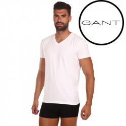Gant Fehér V neck  férfi póló (901911988-110)