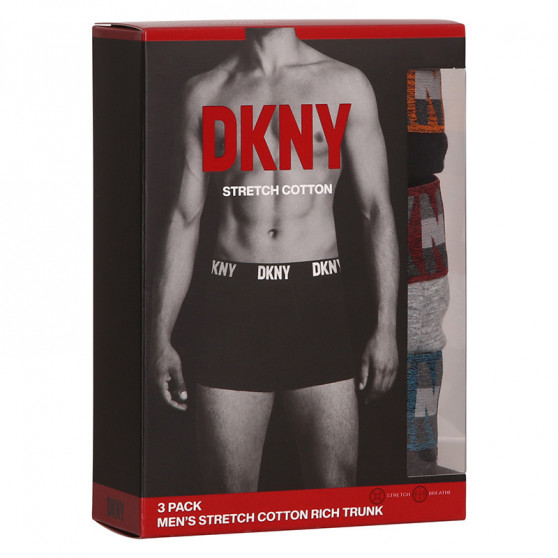 3PACKBellevue sokszínű DKNY férfi boxeralsó (U5_6654_DKY_3PKA)