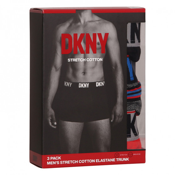 3PACKElkins sokszínű DKNY férfi boxeralsó (U5_6659_DKY_3PKA)