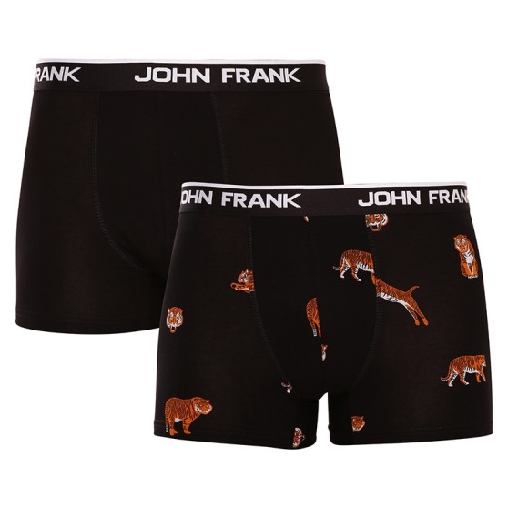 2PACK többszínű John Frank férfi boxeralsó (JF2BTORA05)