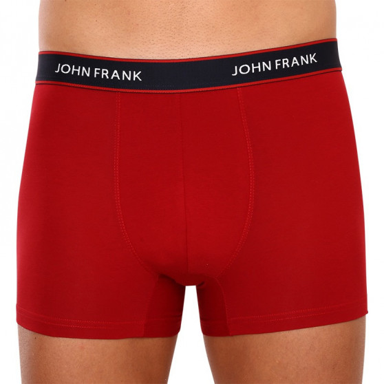 3PACK többszínű John Frank férfi boxeralsó (JF3BFG03)