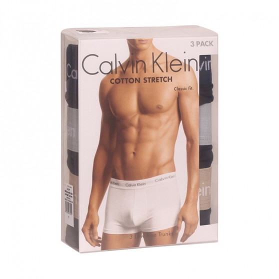 3PACK fekete Calvin Klein férfi boxeralsó (U2664G-6ED)