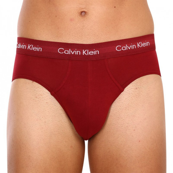 3PACK Férfi slip alsónadrág Calvin Klein tarka (U2661G-6F9)