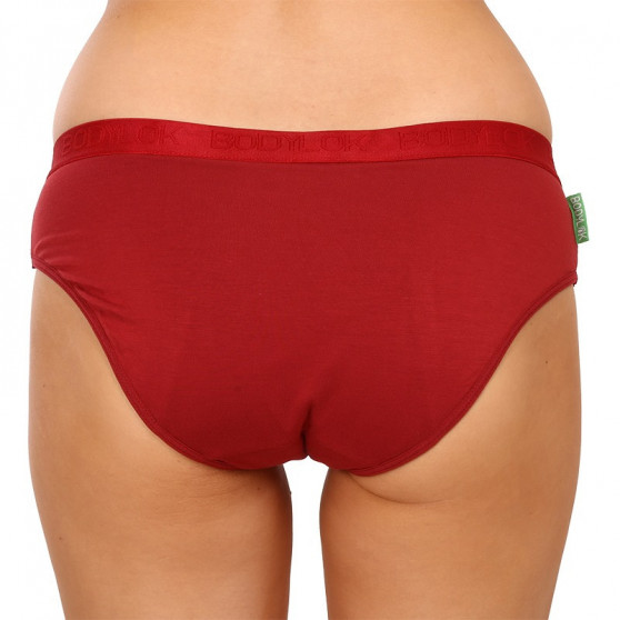 Bodylok piros menstruációs bambusz  női alsók (BD2206)