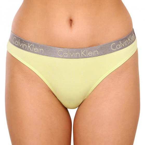 3PACK tarka Calvin Klein női tanga (QD3560E-6S2)