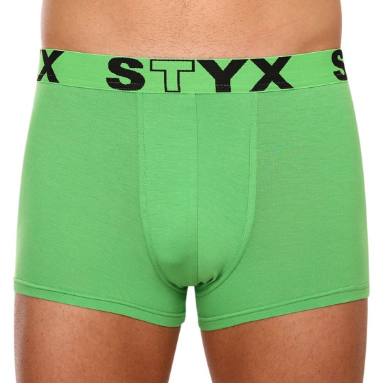 Zöld férfi boxeralsó Styx sport gumi (G1069)