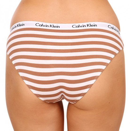 3PACK nagyméretű tarka Calvin Klein női alsók (QD3801E-642)