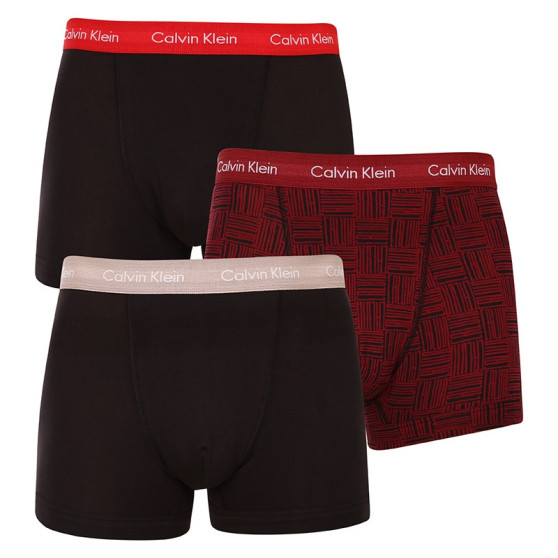 3PACK többszínű Calvin Klein férfi boxeralsó (NB3056A-6G5)