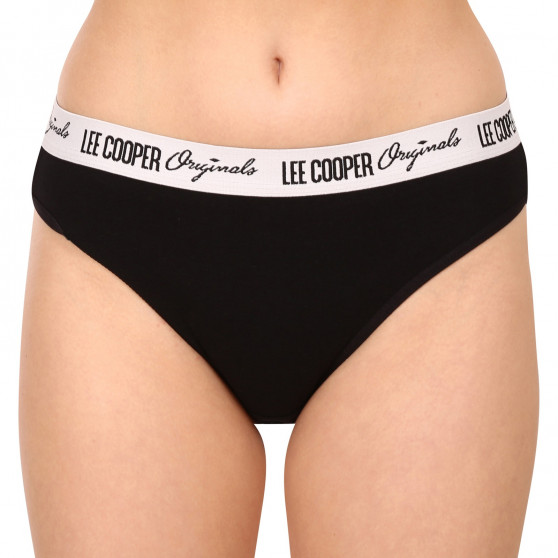 7PACK fekete Lee Cooper női alsók (LCUWPANT7P0101-1769880)