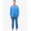 Kék Gino férfi pizsama (79135-DBMDxG)