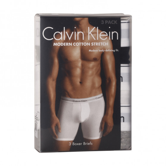 3PACK tarka Calvin Klein férfi boxeralsó (NB2381A-MP1)