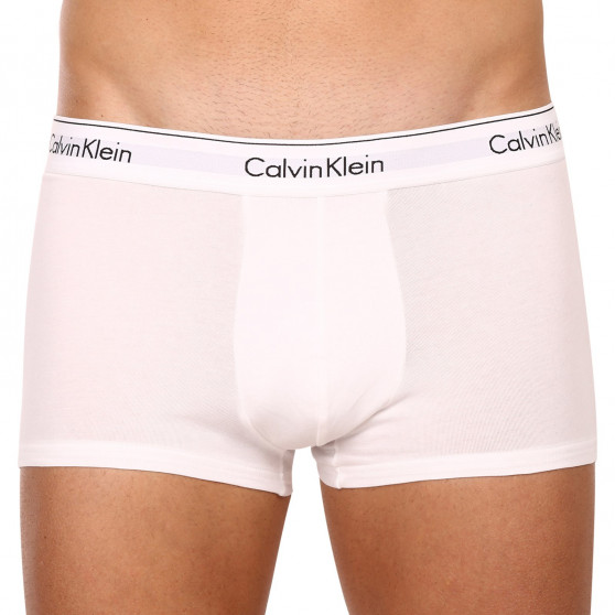 3PACK fehér Calvin Klein férfi boxeralsó (NB2380A-100)