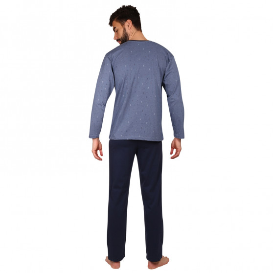 Férfi pizsama Cornette Oliver kék (310/215)