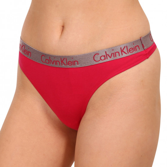3PACK tarka Calvin Klein női tanga (QD3560E-6VS)