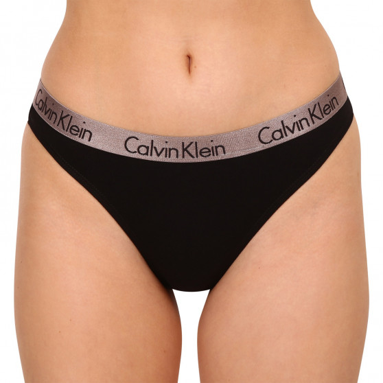 3PACK tarka Calvin Klein női tanga (QD3560E-6VS)