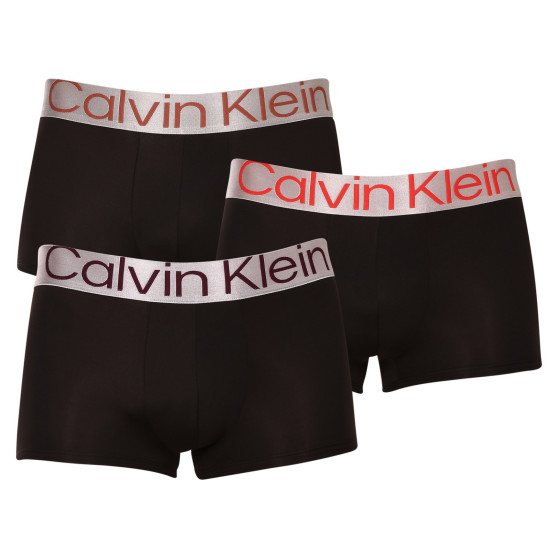 3PACK fekete Calvin Klein férfi boxeralsó (NB3074A-6J4)