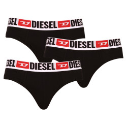 3PACK Fekete Diesel férfi slip alsónadrág (00SH05-0DDAI-E3784)