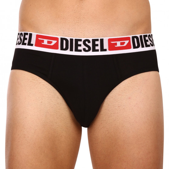 3PACK Fekete Diesel férfi slip alsónadrág (00SH05-0DDAI-E3784)