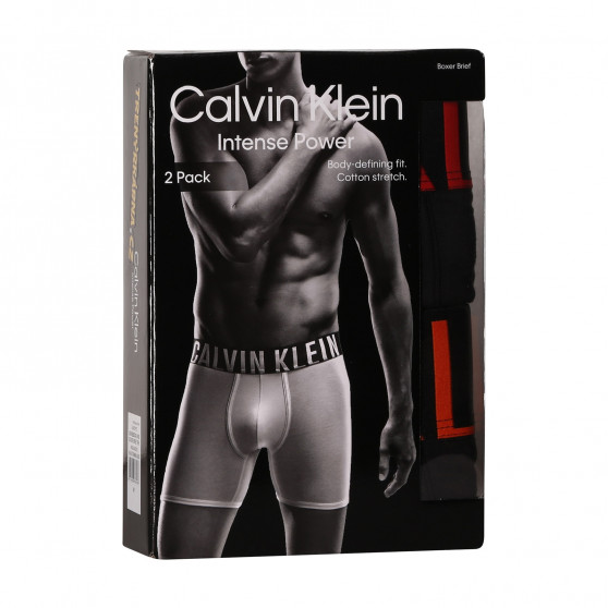 2PACK fekete Calvin Klein férfi boxeralsó (NB2603A-6NB)