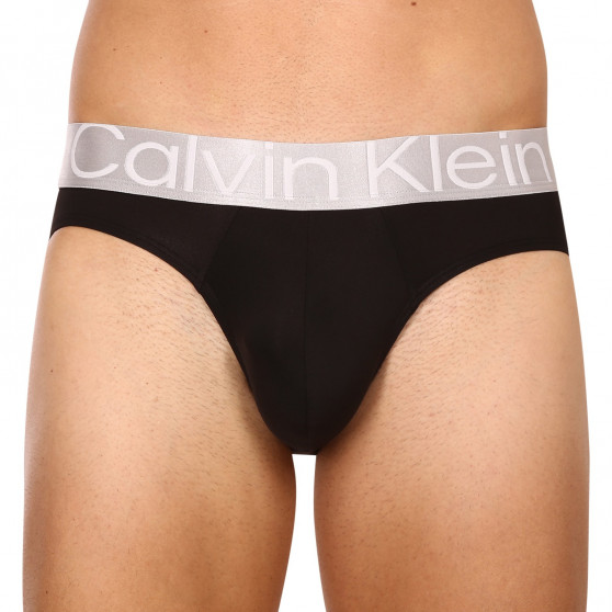 3PACK Fekete Calvin Klein férfi slip alsónadrág (NB3073A-6IE)