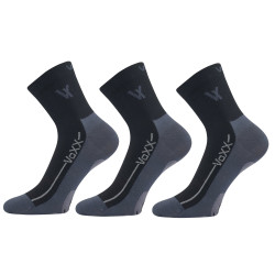 3PACK fekete VoXX zokni (Barefootan-black)