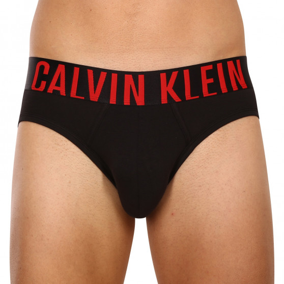2PACK Fekete Calvin Klein férfi slip alsónadrág (NB2601A-6NB)